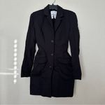 House Of CB ‎ Amia Black Blazer Mini dress black size S Tall NWOT Photo 9
