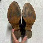 Madewell  Calf Hair Bootie Boot Animal Print Leather Dark Side Zipper Heel Size 8 Photo 3