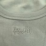 Ksubi  Tank Top Size S Gray Cropped Rib Photo 1