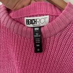 Beach Riot  XS Callie Knit Sweater In Pink Shine Photo 2