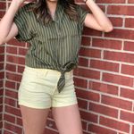 Boutique Olive Crop Top Photo 2