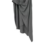 Heatherly Heather Grey Sleeveless Tank Dress size 2X Asymmetrical Hem Twist Gray Photo 3
