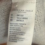 American Eagle NWT AE Oversized Flower Scarf Black/White Photo 7