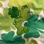 Care Bear St Patrick’s Day crop top shirt short sleeve size large women’s Green Photo 2