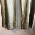 Vince NWT Satin Bias Green High Waisted Wide Leg Crinkle Texture Pants Large Photo 12