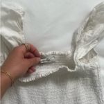 Abercrombie & Fitch Abercrombie Babydoll White Shirt Photo 2