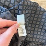 St. John  Women’s Blue Gray Diamond Printed Side Zip Ankle Pants Size 4 Photo 4