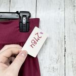 Gymshark Pants Women Waist 25" XS/Small Maroon Colorblock Compression Leggings Photo 1