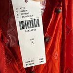 Pilcro NEW Anthropologie  Tiered Tunic Top Rust Orange Boho Copper Button Aztec Photo 3