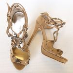 Boston Proper  Seoul Strappy Rhinestone High Heels Photo 0