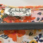 Free People Intimately Say It To Me Bodysuit Long Sleeve Orange Floral XS Photo 5