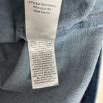 Lulus  Albena Medium Wash Denim Sleeveless Mini Wrap Dress Blue Casual Large Photo 12