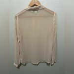 LC Lauren Conrad ✨ Pearl-Embellished Sheer Blouse – Women’s Medium✨ Photo 1