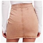 Free People Womens Femme Fatale Pull On Stretch Mini Skirt Size 2 Dusty Coral Photo 1