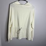 Varley Women's  Size Medium Cream Pullover‎ Cowl Neck Sweater Soft Athletic Photo 4