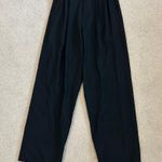 ZARA NWT Black Straight Leg Darted Masculine Trouser High Waisted Pleated Size S Photo 1