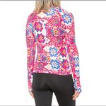 Free People Movement High Jump Long Sleeve Shirt XS Women’s Fairisle Magenta Photo 5