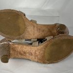 Donald J Pliner Womens Cross Strap Sandals Heels Shoes 8 Beige Leather Photo 4