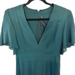 Gucci NEW  Green 100% Silk A-Line Dress Short Sleeve Size 42 /6 Italy $2,735 Photo 5
