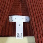 Leith  Ribbed Shawl Cocoon Sweater Burnt Orange Size Small Photo 7