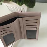 Women's Mini Crossbody Leather Phone Bag Card Holder Wallet Purse Shoulder Bag Pink Photo 7