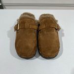 RE/DONE $450 NEW  70s SHEARLING COGNAC SUEDE SHOES SZ 40 9 Photo 1