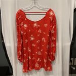 Billabong  sm oversized floral shirt rayon blouse Photo 4