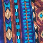 Vintage Kensington Square Blazer Jacket Multicolor Southwestern Geometric Print Blue Size XXL Photo 6