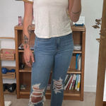 American Eagle Distressed Mom  Jeans Photo 0