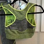 Women's NYC Brand Gray/Neon Yellow Sports Bra and Jogger Set. Fits Sizes S/M Photo 5