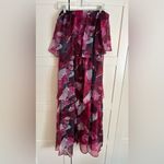 Petal and Pup  Floral Strapless Pink and Purple Dress Size Medium NWT Photo 2