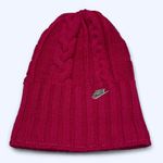 Nike Women's NSW Cable Knit Magenta Beanie Photo 0