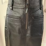 Anthropologie NWOT Pilcro Faux Leather Moto Midi Skirt Photo 7