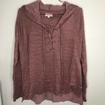 Lucky Brand  tie front sweatshirt hoodie small Photo 0