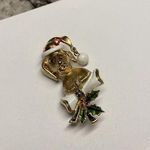 Signed Corel Gold Tone Brooch Pin Photo 0