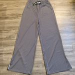 Boohoo High Waisted Dogtooth Check Split Front Trousers Size 12 Tall NWT Photo 4