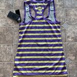 NFL NEW Minnesota Vikings Tank Top Gray, Purple, Yellow NWT Team Apparel Stripes Photo 5