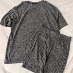 Amazon Gray Ribbed Two Piece Set Photo 1