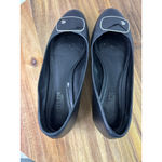 Women's Lauren Ralph Lauren Flats Black Silver Size 8.5 Photo 4