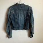 Vintageā Bulldog Denim Trucker Jacket Blue Size L Photo 5