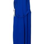 Calvin Klein Nwt Blue Halter Neck Jumpsuit Size 4 Photo 1