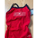 Dolfin B22 New Women’s  Lifeguard 1pc Swimsuit Red sz 24/Xxs/Xs Halloween Costume Photo 1