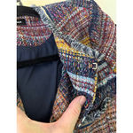 Women's 525 America Tweed Jacket Multi/Navy Size S Photo 9