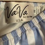 Vava by Joy Han  Womens Size XS Multicolor Stripe Off The Shoulder Blouse Top Photo 4
