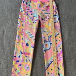 Lilly Pulitzer  LUXLETIC Pink Weekender Midi Legging Women's Size XS Elephant Photo 4