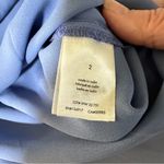 We Wore What  Size 2 Silky Blue Cowl Midi Dress Party Club Bridesmaid Wedding Photo 12