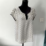 ZARA Pretty polka dot top🖤🤍🖤 Photo 1