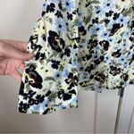 Ganni Printed Crepe Blouse Meadow Egret size 34 or US 2 quiet Luxury bohemian Photo 2