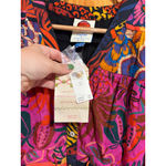 Farm Rio New for Anthropologie Patchwork Maxi Dress XS Boho Floral Print Balloon Photo 2