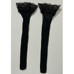 Black Lace Fishnet Knee High Thigh High Socks Tights Stockings Hosiery Lingerie 🖤 Size none Photo 3